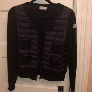 Moncler sweater cardigan.